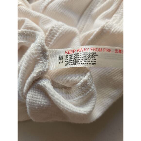 Womens Free People Movement Drawstring Hoodie White CLEAN Medium Off White - Picture 10 of 11